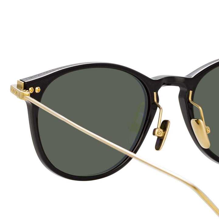 Linda Farrow Linear 01 C8 D-Frame Sunglasses
