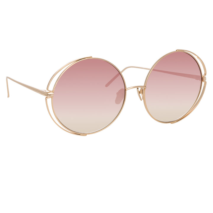 Linda Farrow 816 C8 Round Sunglasses
