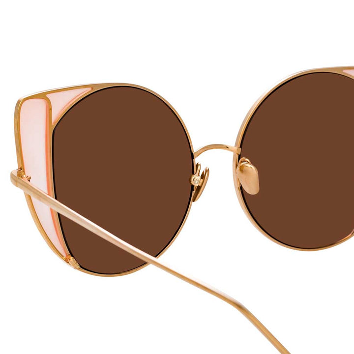 Linda Farrow 854 C6 Cat Eye Sunglasses