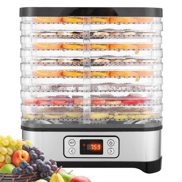 8-Tray Food Dehydrator Machine with Timer Electric Food Dryer Timer Temperature Settings for Jerky, Beef, Fruit, Vegetable | 400 Watt, BPA Free Home Commercial Buy Purchase Order Best Online Where to buy Review Top Rated