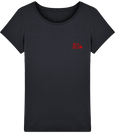 t-shirt navy brodé Nissa la Bella
