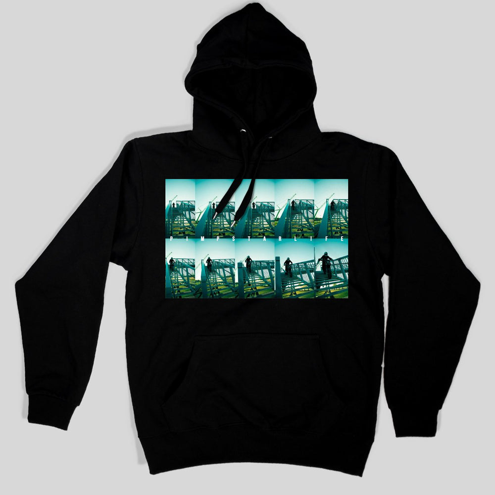 Pimpstar Signature - Grind | Nonzip Hoodie, Black