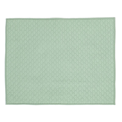 Seafoam Green Cloud Quilt Sham