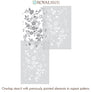 NEW! Meandering Rose Chinoiserie Wall Stencil