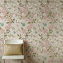 NEW! Meandering Rose Chinoiserie Wall Stencil