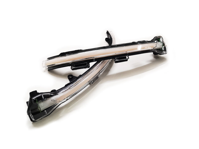 Sequential Style Side Mirror Turn Signal Light Clear Lens - Golf MK7
