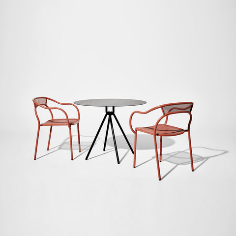 Soda Chair by Marcel Sigel for DesignByThem | Powder Coated Stainless Steel