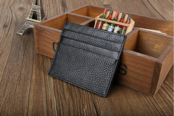 Faux Leather Card Holder