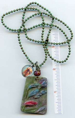 Hildegard von Bingen Evocative Pendant - Floral - PatriArts Gallery