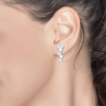 Rockstar Rhythm Earrings (Semi-Diamond)