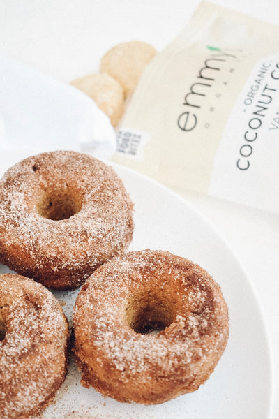 Cinnamon Sugar Donuts | Emmy's Organics