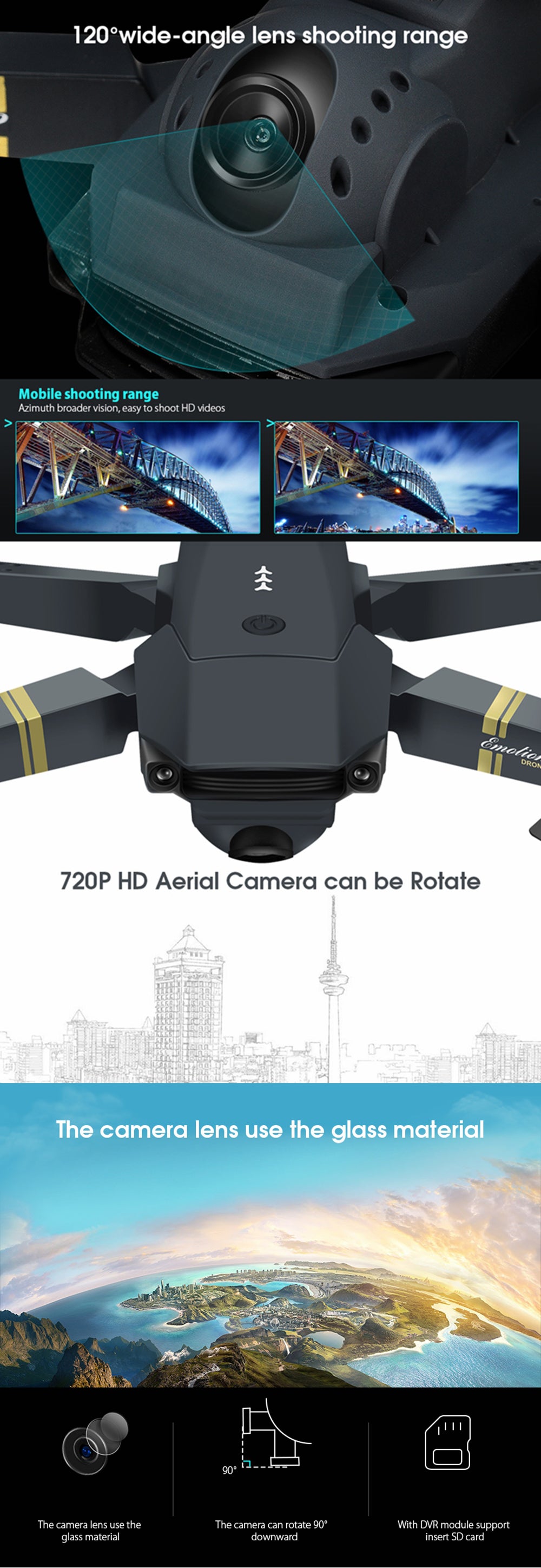 e58 Selfie drone camera