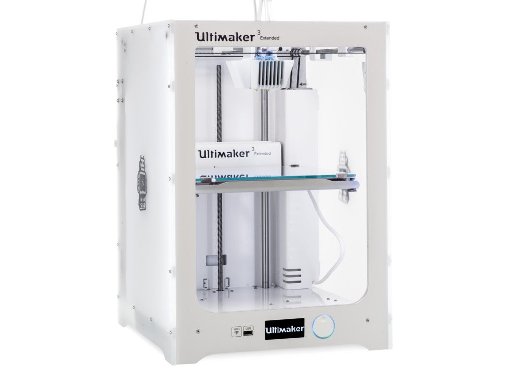 Ultimaker 3D Printers - Ultimaker 3 Extended Dual Extruder 3D Printer