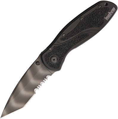 Kershaw Blur Tiger Striped Folding Knife
