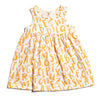 Oslo Baby Dress - Alphabet Yellow