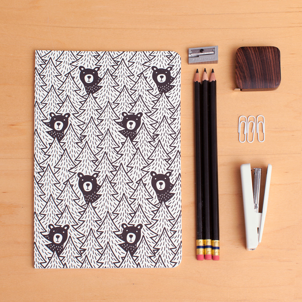 Notebook - Bears Black