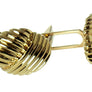Tiffany & Co. 18kt Gold Ribbed Cufflinks