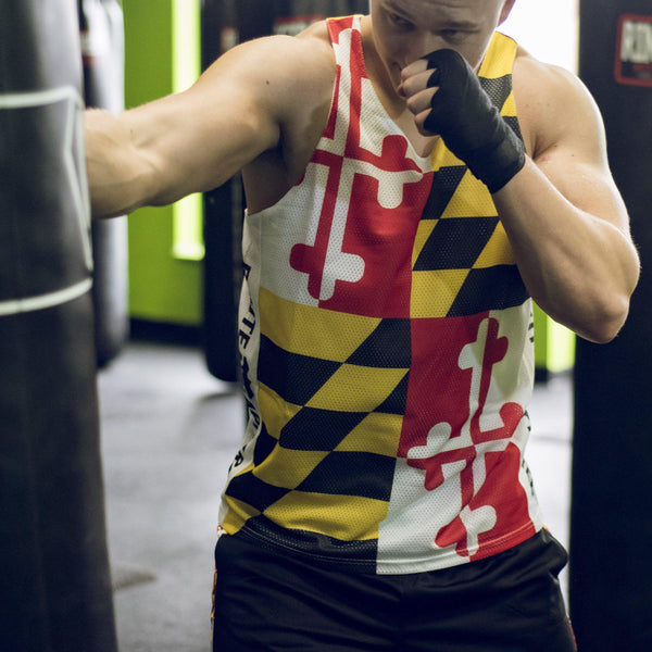 Maryland Flag / Lacrosse Pinnie