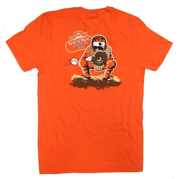 Natty Boh Baseball Catcher (Orange) / Shirt