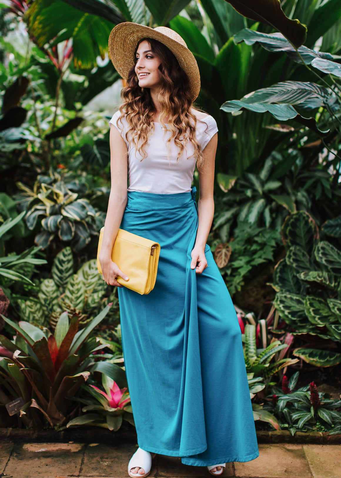 the florence skirt in monaco blue