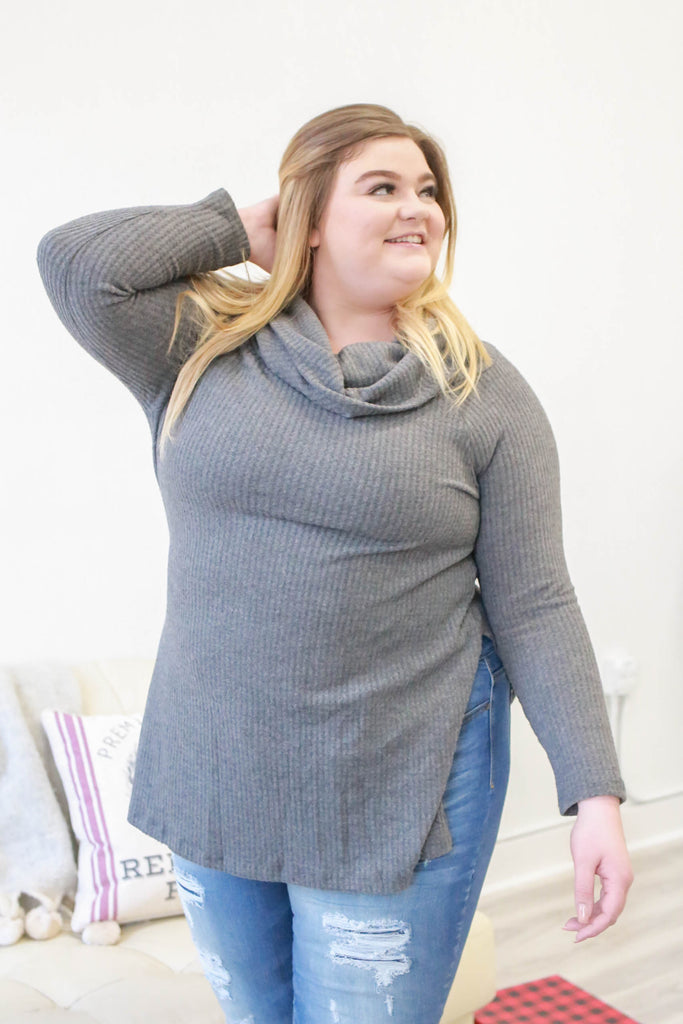 Take Chances Tunic + Charcoal