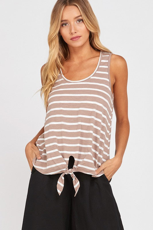 By the Beach Tank - Taupe