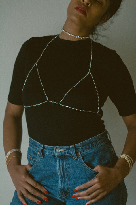 Candy Rain Chain Bra