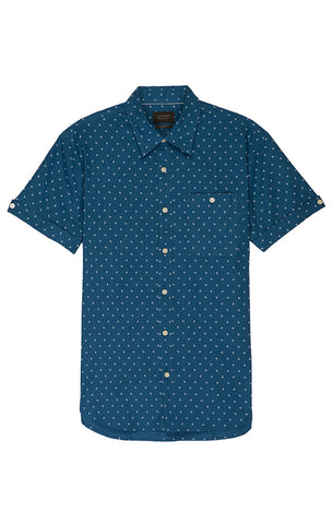 Cotton Linen Pull-On Camo Short