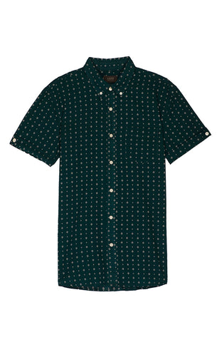 Cotton Linen Pull-On Camo Short