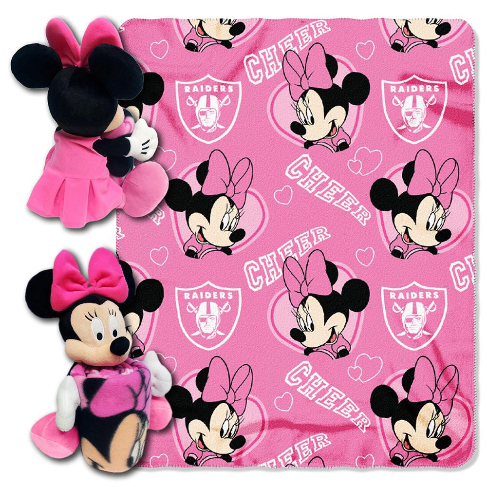 Oakland Raiders NFL Minnie Mouse with Throw Combo xyz