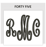 Font FORTY FIVE