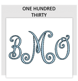 Font ONE HUNDRED THIRTY