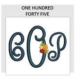 Font ONE HUNDRED FORTY FIVE