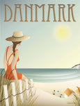 Plakat med strand fra ViSSEVASSE