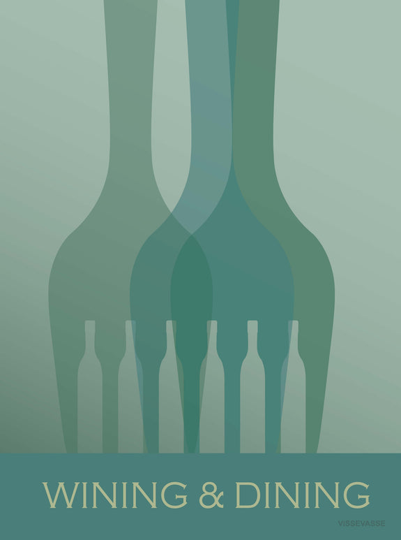 Wining & dining plakat vissevasse