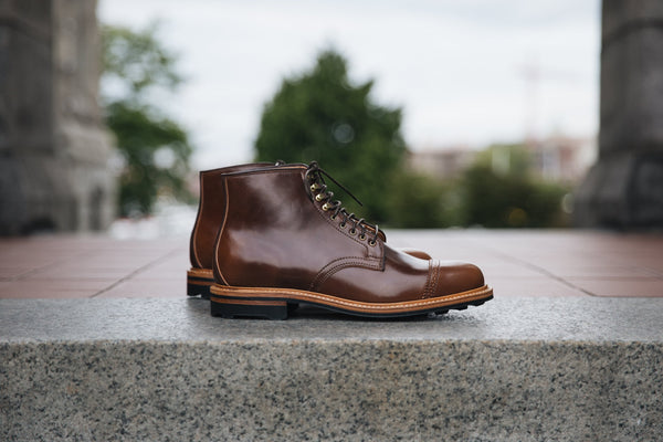 Derby Boot Mahogany Shell Cordovan