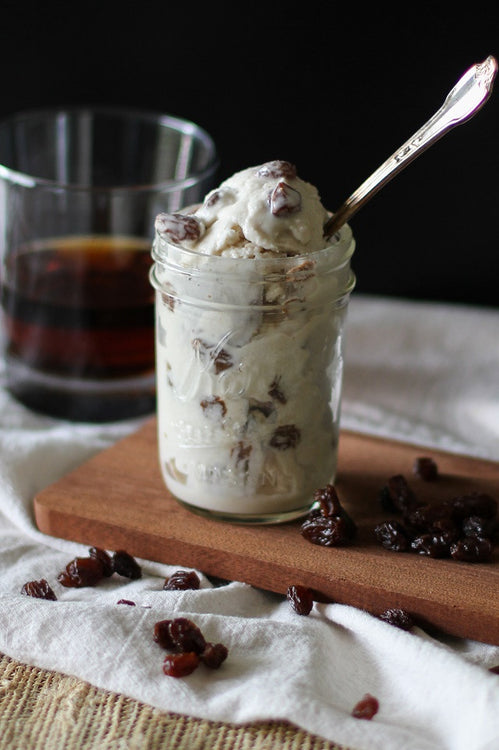 Rum Raisin Coconut Milk Ice Cream
