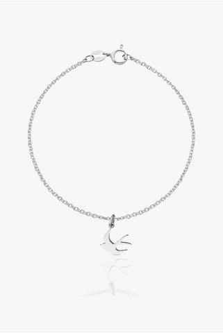 Meadowlark charm bracelet - Swallow