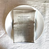 proust questionnaire linen napkins ( natural )