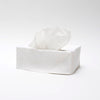 white linen tissue cover