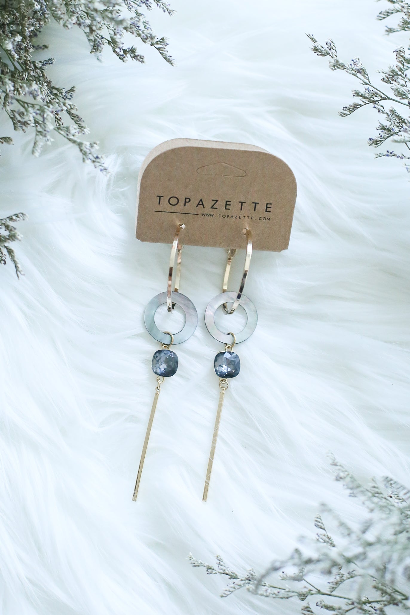 *RESTOCKED* HOLO SEA SHELL HOOP EARRINGS