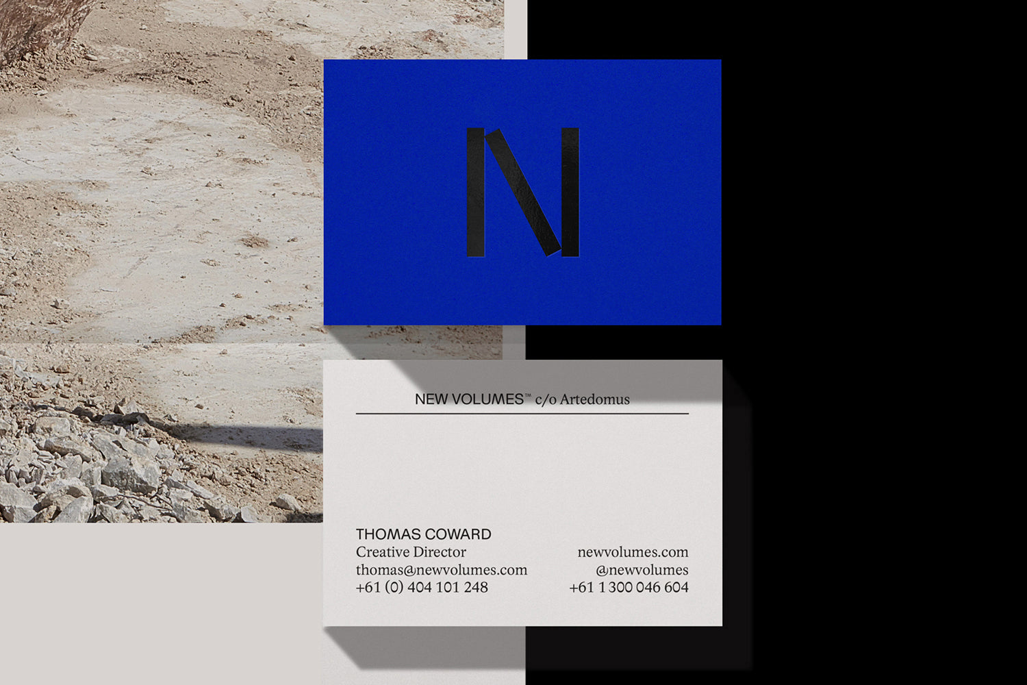 M.Giesser, Melbourne based design studio. Visual identity for New Volumes.