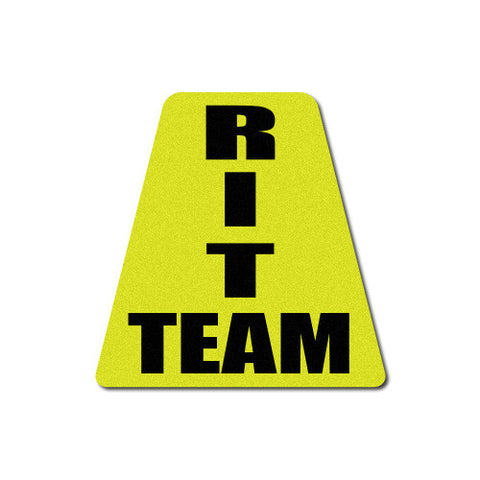 Reflective HAZ-MAT Awareness Tetrahedron