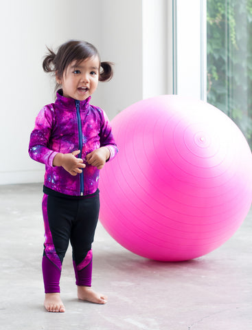 INFANT GIRLS ONE-PIECE RASHGUARD