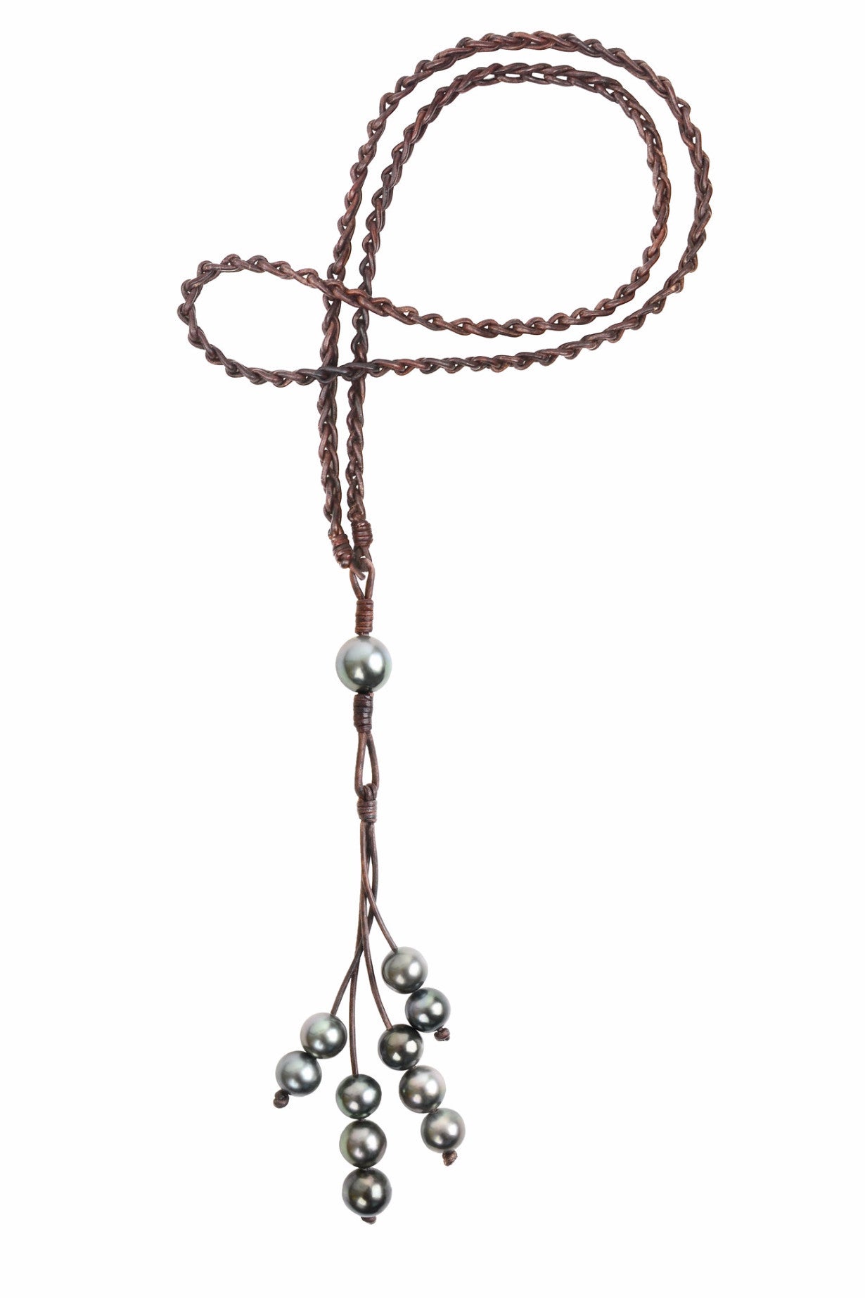 Eternity Necklace, Tahitian - Hottest Designer Pearl and Leather Jewelry | VINCENT PEACH