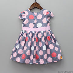 Polka Satin Dress