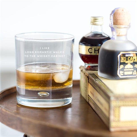Romantic Walks Personalised Whisky Glass