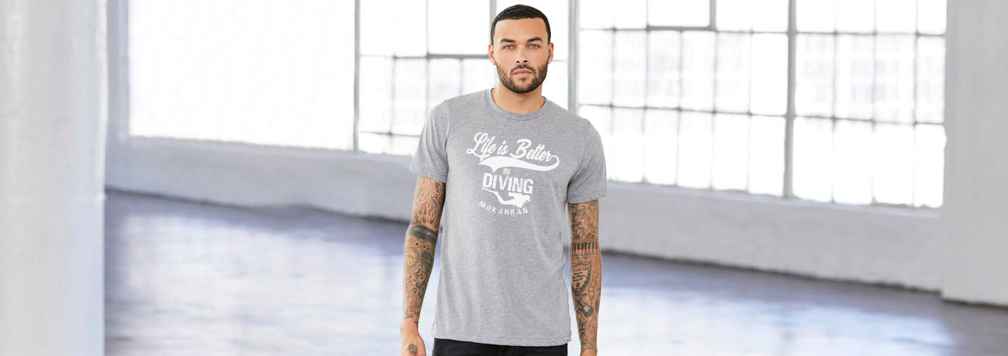 Life is Better in Diving Scuba tee shirt for men