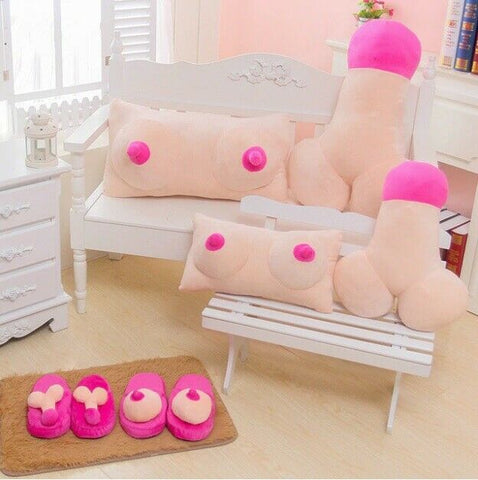Private Partz™️ Soft Pillows & Slippers