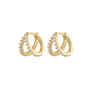 Infinite Huggie Earrings